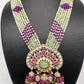 Kundan Mint Green Oynx Beads Necklace