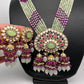 Kundan Mint Green Oynx Beads Necklace