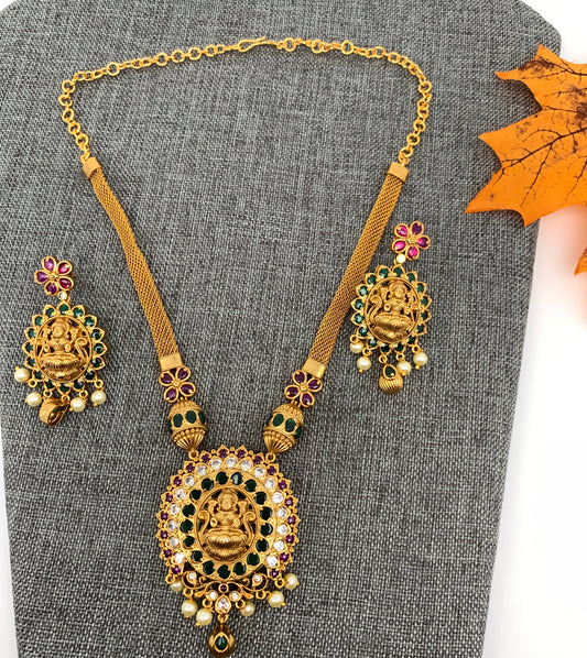 Traditional Short Lakshmi Necklace