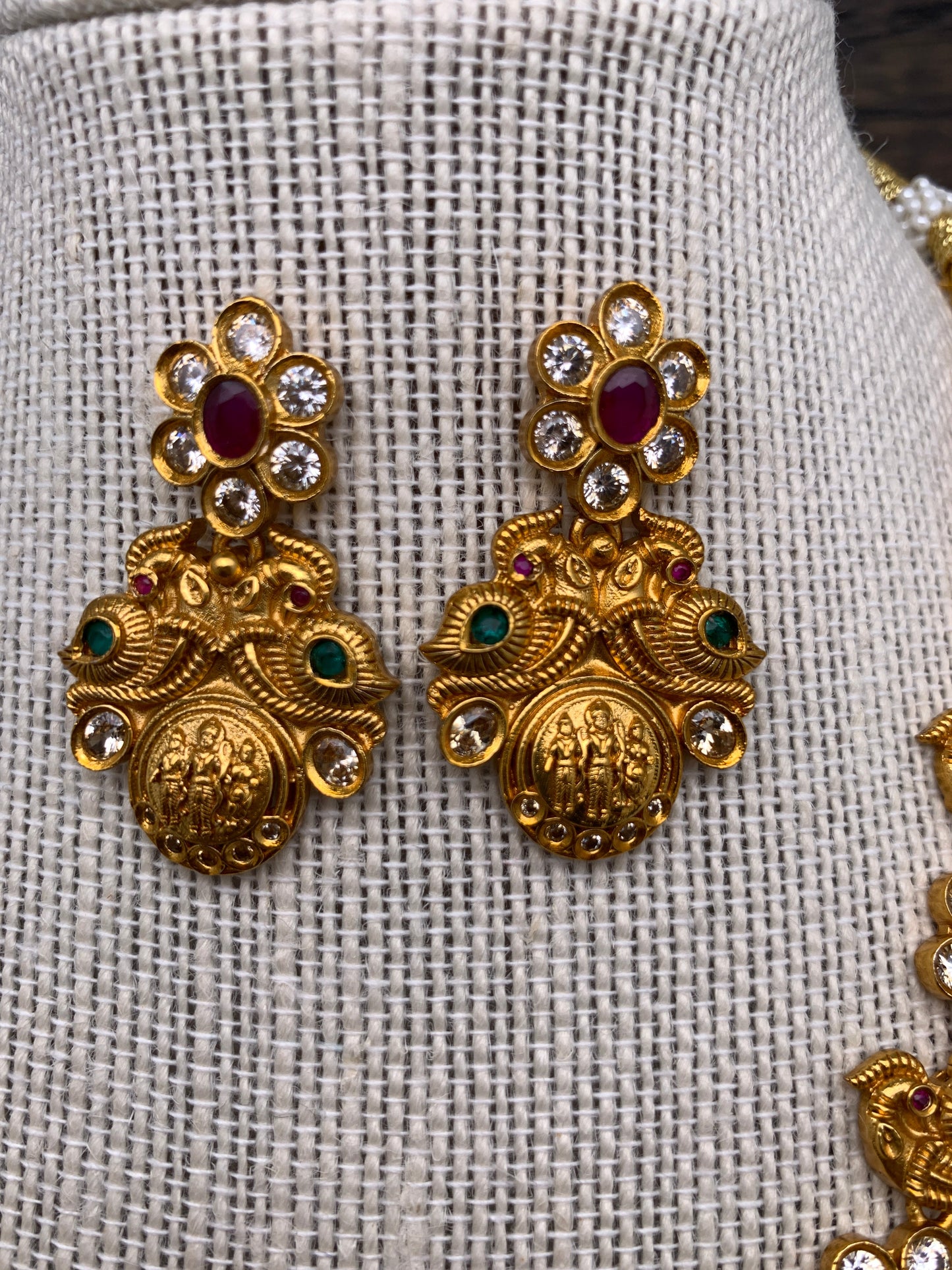 Ram Parivar Gold Coin Necklace