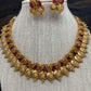 Goddess Lakshmi Kasa Short Necklace Set