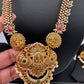 Goddess Lakshmi CZ Matte Finish Necklace