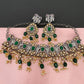 Kundan AD Green Stone Victorian Choker