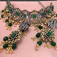 Kundan AD Green Stone Victorian Choker