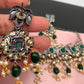 Kundan AD Green Stone Victorian Choker