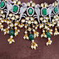 Kundan AD Green Stone Victorian Choker