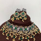 Kundan AD Green Stone Victorian Choker