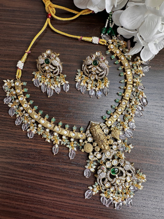 Balaji Mehendi Polish Short Necklace